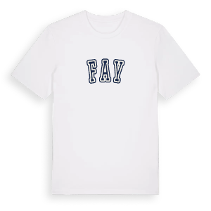 Fay college t-shirt – ekologisk bomull t-shirt från Pinshirt