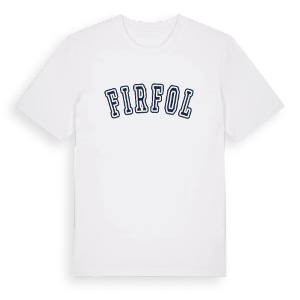 Firfol college t-shirt – ekologisk bomull t-shirt från Pinshirt