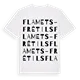 Flamets-Frétils ordlek t-shirt