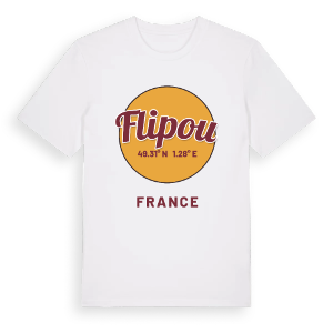 Flipou cirkel t-shirt – ekologisk bomull t-shirt från Pinshirt