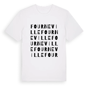 Fourneville ordlek t-shirt – ekologisk bomull t-shirt från Pinshirt