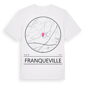 Franqueville t-shirt – ekologisk bomull t-shirt från Pinshirt