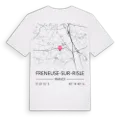 Freneuse-sur-Risle karta t-shirt