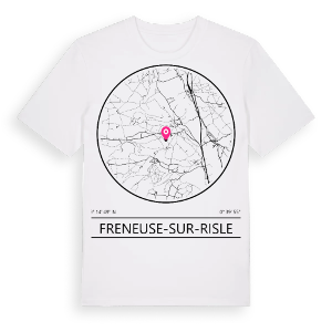 Freneuse-sur-Risle t-shirt – ekologisk bomull t-shirt från Pinshirt