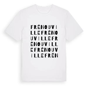 Frénouville ordlek t-shirt – ekologisk bomull t-shirt från Pinshirt