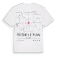 Fresne-le-Plan karta t-shirt