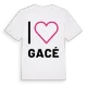 Jag älskar Gacé t-shirt stort tryck