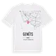 Genêts karta t-shirt