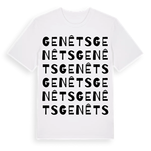 Genêts ordlek t-shirt – ekologisk bomull t-shirt från Pinshirt