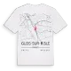 Glos-sur-Risle karta t-shirt