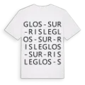 Glos-sur-Risle ordlek t-shirt