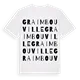 Graimbouville ordlek t-shirt