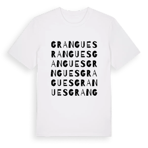 Grangues ordlek t-shirt – ekologisk bomull t-shirt från Pinshirt