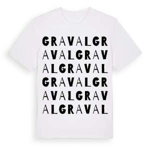 Graval ordlek t-shirt – ekologisk bomull t-shirt från Pinshirt