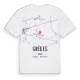 Grèges karta t-shirt