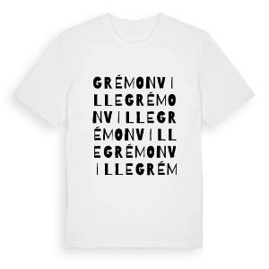 Grémonville ordlek t-shirt – ekologisk bomull t-shirt från Pinshirt