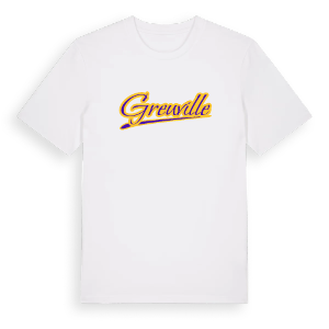 Greuville baseball t-shirt – ekologisk bomull t-shirt från Pinshirt