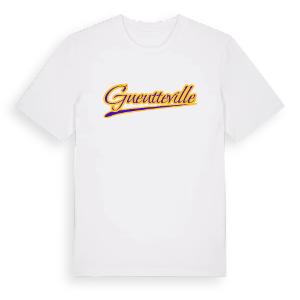 Gueutteville baseball t-shirt – ekologisk bomull t-shirt från Pinshirt