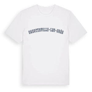 Gueutteville-les-Grès college t-shirt – ekologisk bomull t-shirt från Pinshirt