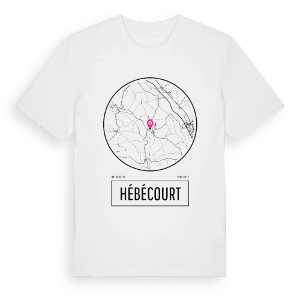 Hébécourt t-shirt – ekologisk bomull t-shirt från Pinshirt