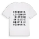 Hénouville ordlek t-shirt