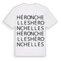 Héronchelles ordlek t-shirt