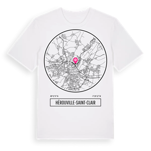 Hérouville-Saint-Clair t-shirt – ekologisk bomull t-shirt från Pinshirt