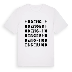 Hodeng-Hodenger ordlek t-shirt – ekologisk bomull t-shirt från Pinshirt