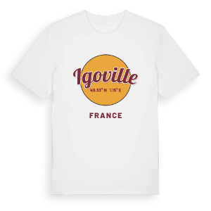 Igoville cirkel t-shirt – ekologisk bomull t-shirt från Pinshirt