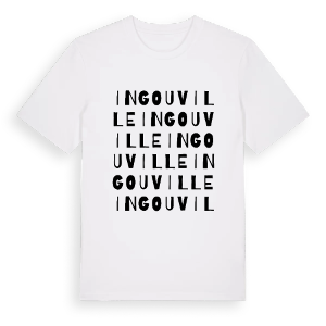 Ingouville ordlek t-shirt – ekologisk bomull t-shirt från Pinshirt
