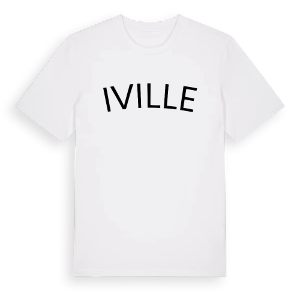 Iville böjd t-shirt – ekologisk bomull t-shirt från Pinshirt