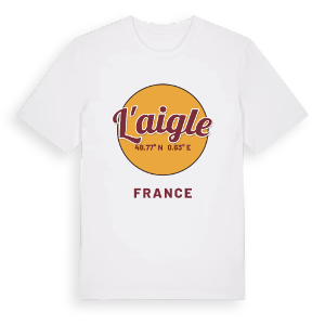 L'Aigle cirkel t-shirt – ekologisk bomull t-shirt från Pinshirt