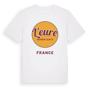 L'Eure cirkel t-shirt – ekologisk bomull t-shirt från Pinshirt