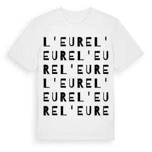 L'Eure ordlek t-shirt – ekologisk bomull t-shirt från Pinshirt