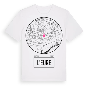 L'Eure t-shirt – ekologisk bomull t-shirt från Pinshirt