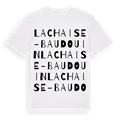 La Chaise-Baudouin ordlek t-shirt