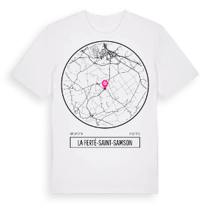La Ferté-Saint-Samson t-shirt – ekologisk bomull t-shirt från Pinshirt