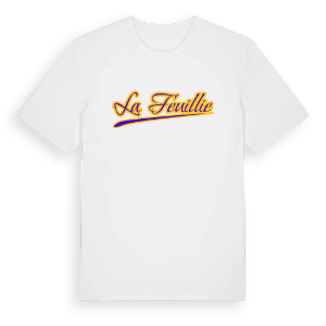 La Feuillie baseball t-shirt – ekologisk bomull t-shirt från Pinshirt
