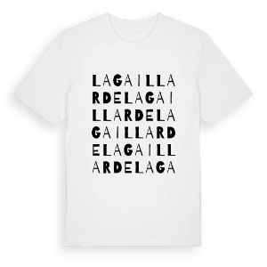 La Gaillarde ordlek t-shirt – ekologisk bomull t-shirt från Pinshirt