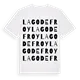 La Godefroy ordlek t-shirt