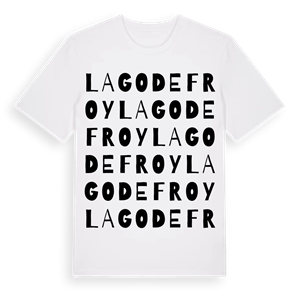 La Godefroy ordlek t-shirt – ekologisk bomull t-shirt från Pinshirt