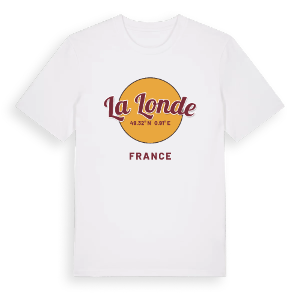 La Londe cirkel t-shirt – ekologisk bomull t-shirt från Pinshirt