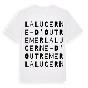 La Lucerne-d'Outremer ordlek t-shirt – ekologisk bomull t-shirt från Pinshirt