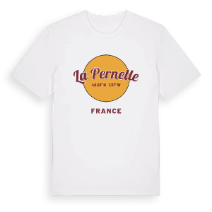 La Pernelle cirkel t-shirt – ekologisk bomull t-shirt från Pinshirt