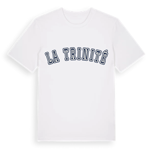 La Trinité college t-shirt – ekologisk bomull t-shirt från Pinshirt