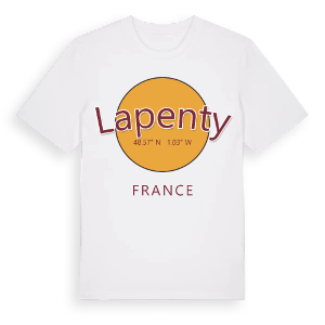 Lapenty cirkel t-shirt – ekologisk bomull t-shirt från Pinshirt