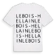 Le Bois-Hellain ordlek t-shirt