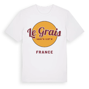 Le Grais cirkel t-shirt – ekologisk bomull t-shirt från Pinshirt