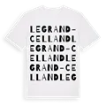 Le Grand-Celland ordlek t-shirt