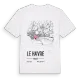 Le Havre karta t-shirt